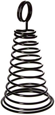 6-Inch Spiral Black Stainless Steel Card Holder by American Metalcraft