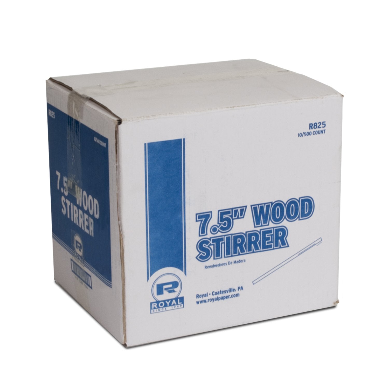 AmerCareRoyal Disposable Wooden Coffee Stirrers, 7.5 Inches for Professional and Commercial Use