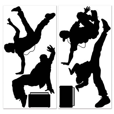 Beistle 52204 Break Dancer Decorative Props for Insta-Theme, Ranging from 13.75 Inches to 4 Feet 3 Inches