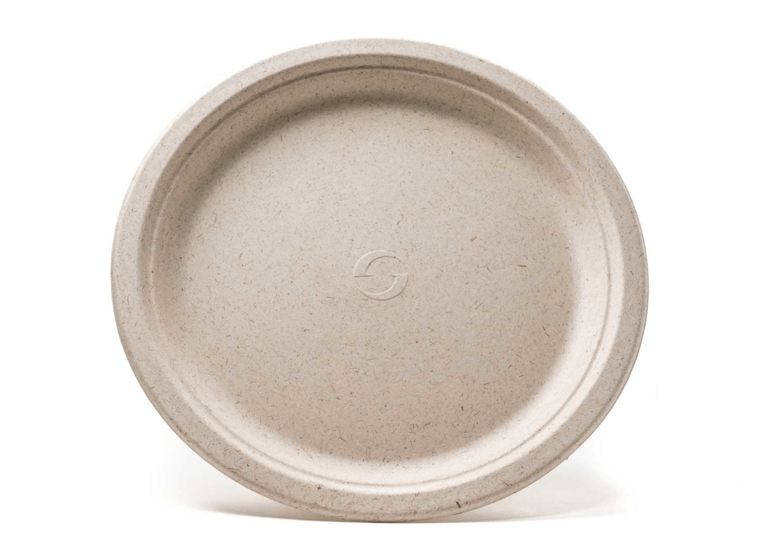 Greenwave OV - P010 Ovation 10 - inch Compostable Disposable Plate for Foodservice