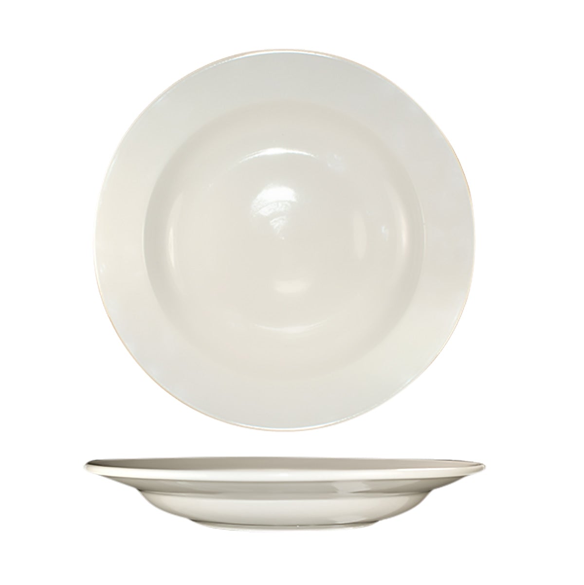 ITI RO - 120 Premium 24 - Ounce American White Roma Pasta Bowls, Packed 12 per Box for Convenience