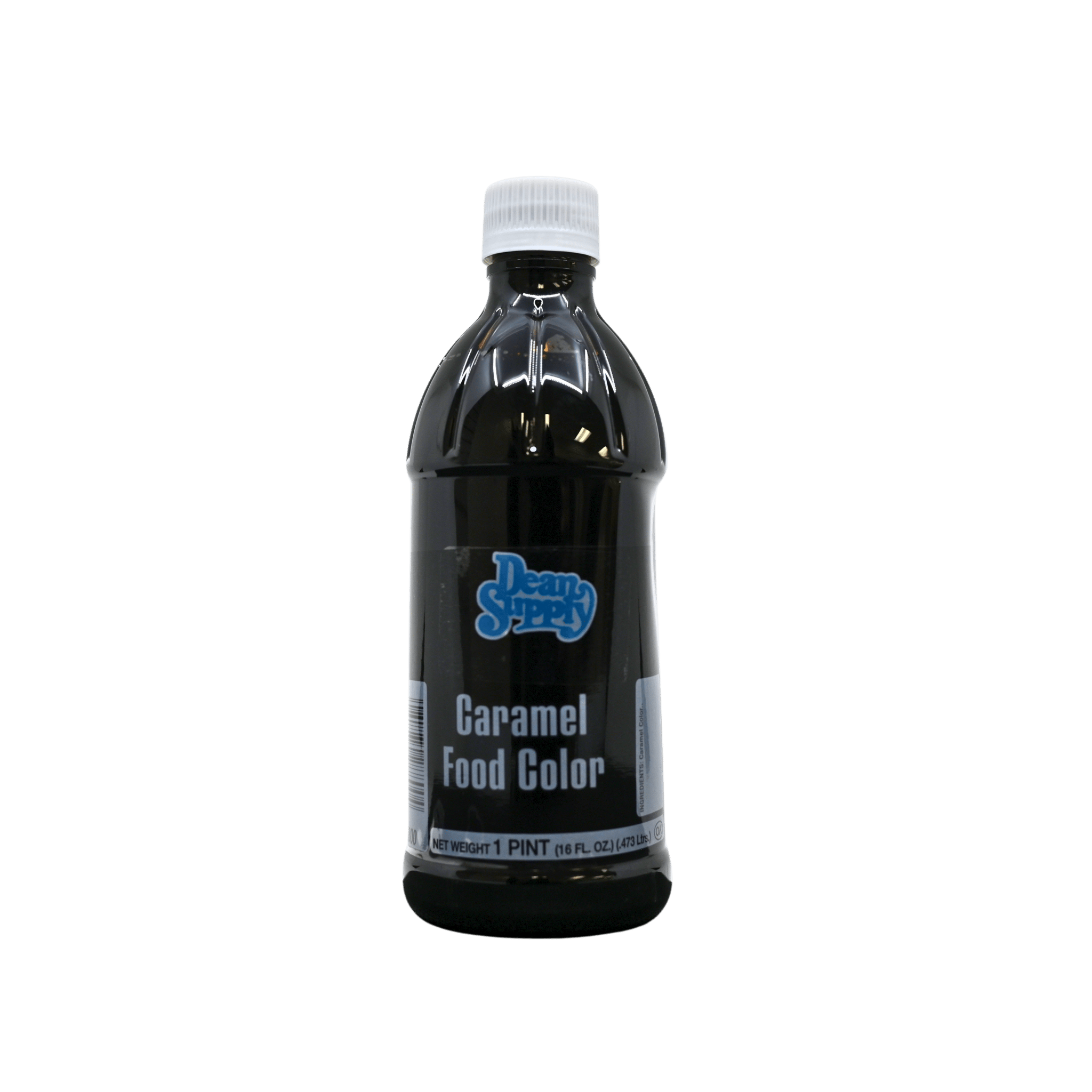 16 Oz Premium Plastic Bottle of Caramel Food Coloring