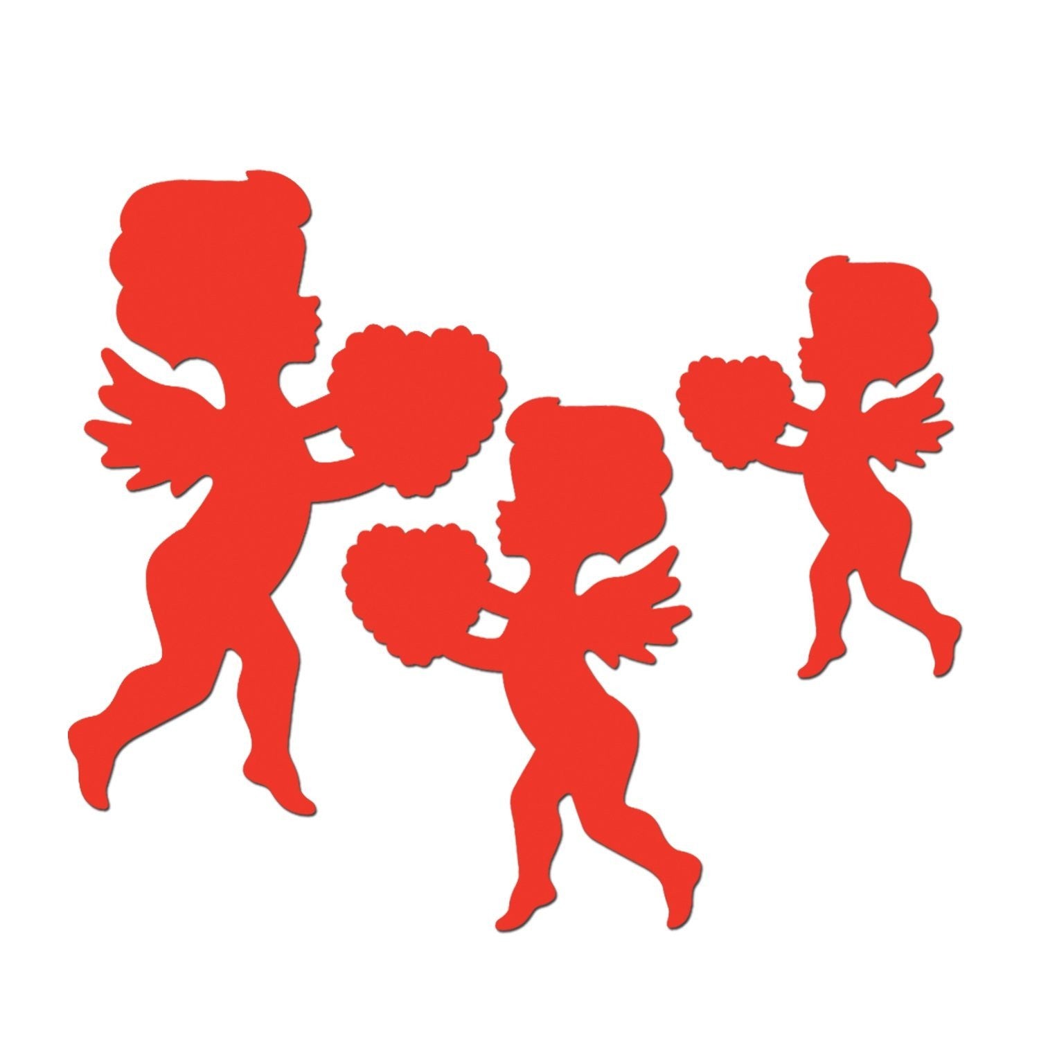 Beistle 77644 Cupid Cutouts Decorative Set - 6 Pieces per Pack