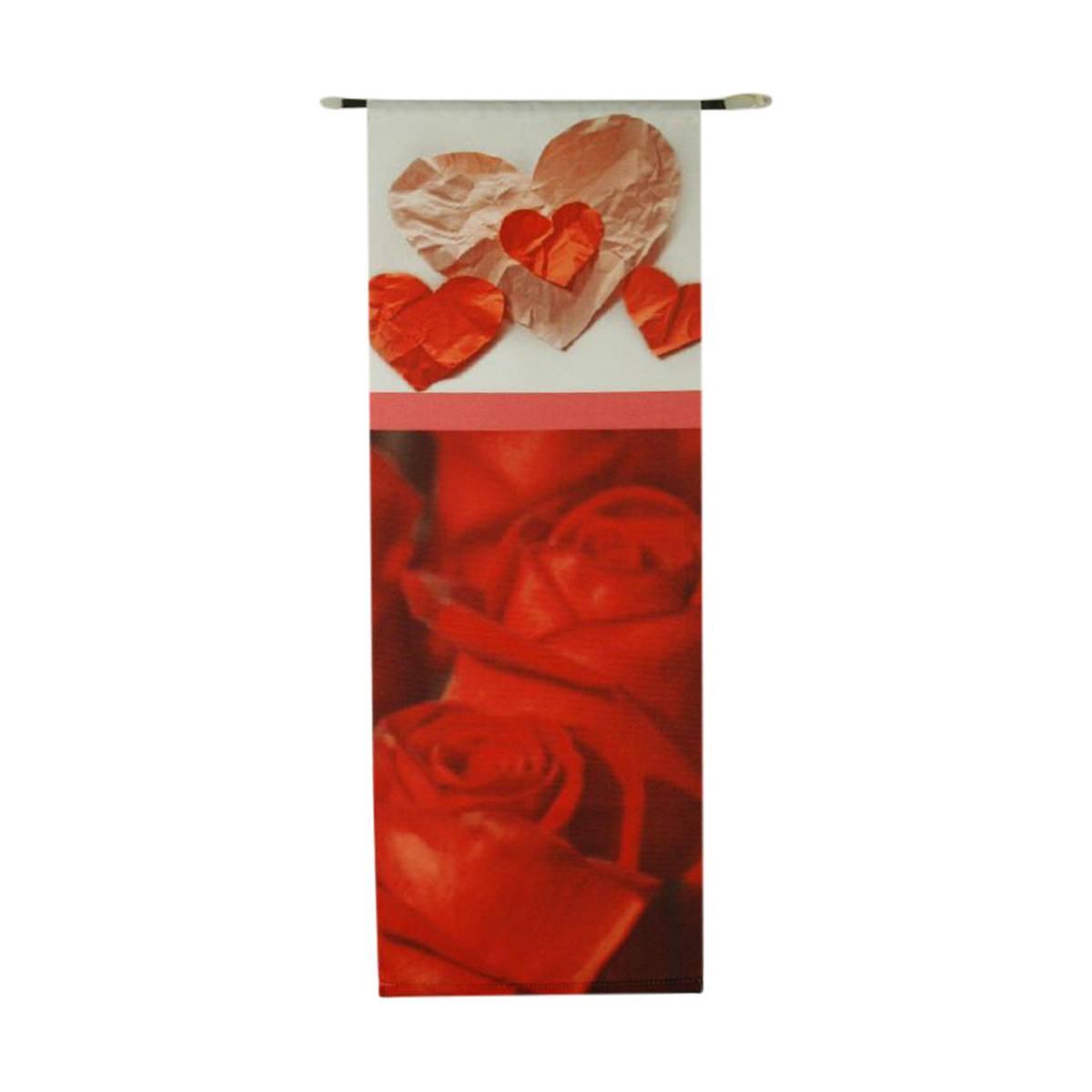 Paper Fantasies 91676 25' Long x 9' Wide Hearts and Roses Colorful Cloth Party Banner