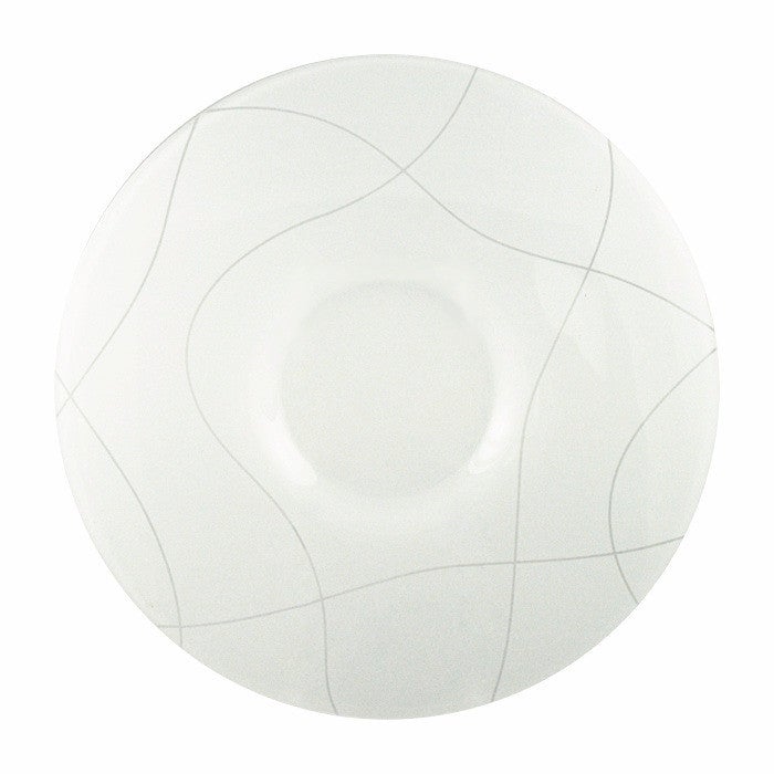 Cardinal 99081 12-Inch Durable Transparent Moon Appetizer Plate for Chefs
