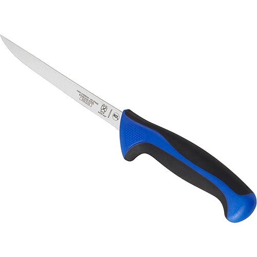Mercer M22206BL 6-Inch Millennia Blue-Handled Narrow Professional Boning Knife for Commercial Foodservice