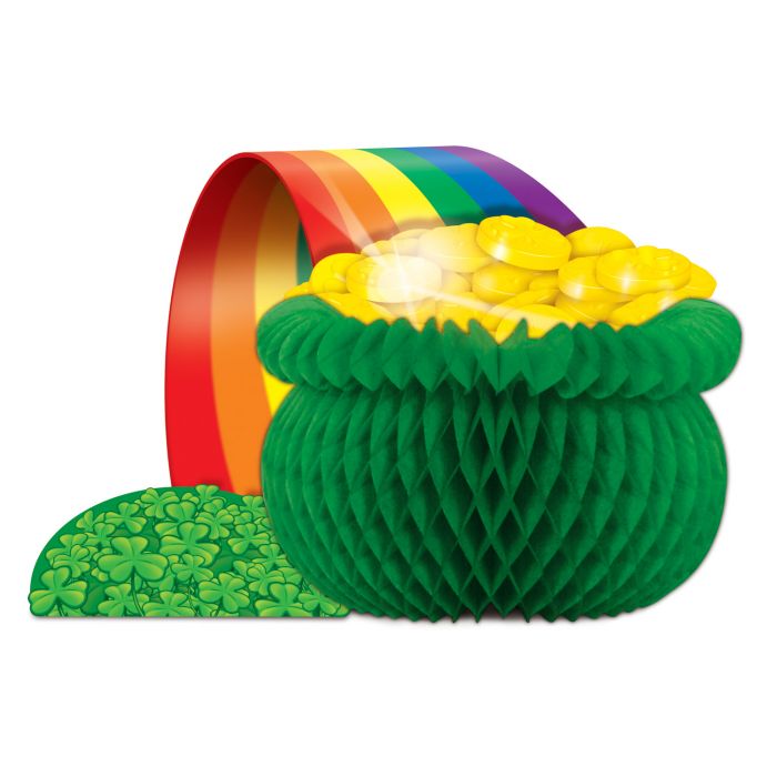 Beistle 33677 High - Quality Tissue Paper Pot O' Gold Centerpiece for Commercial Use