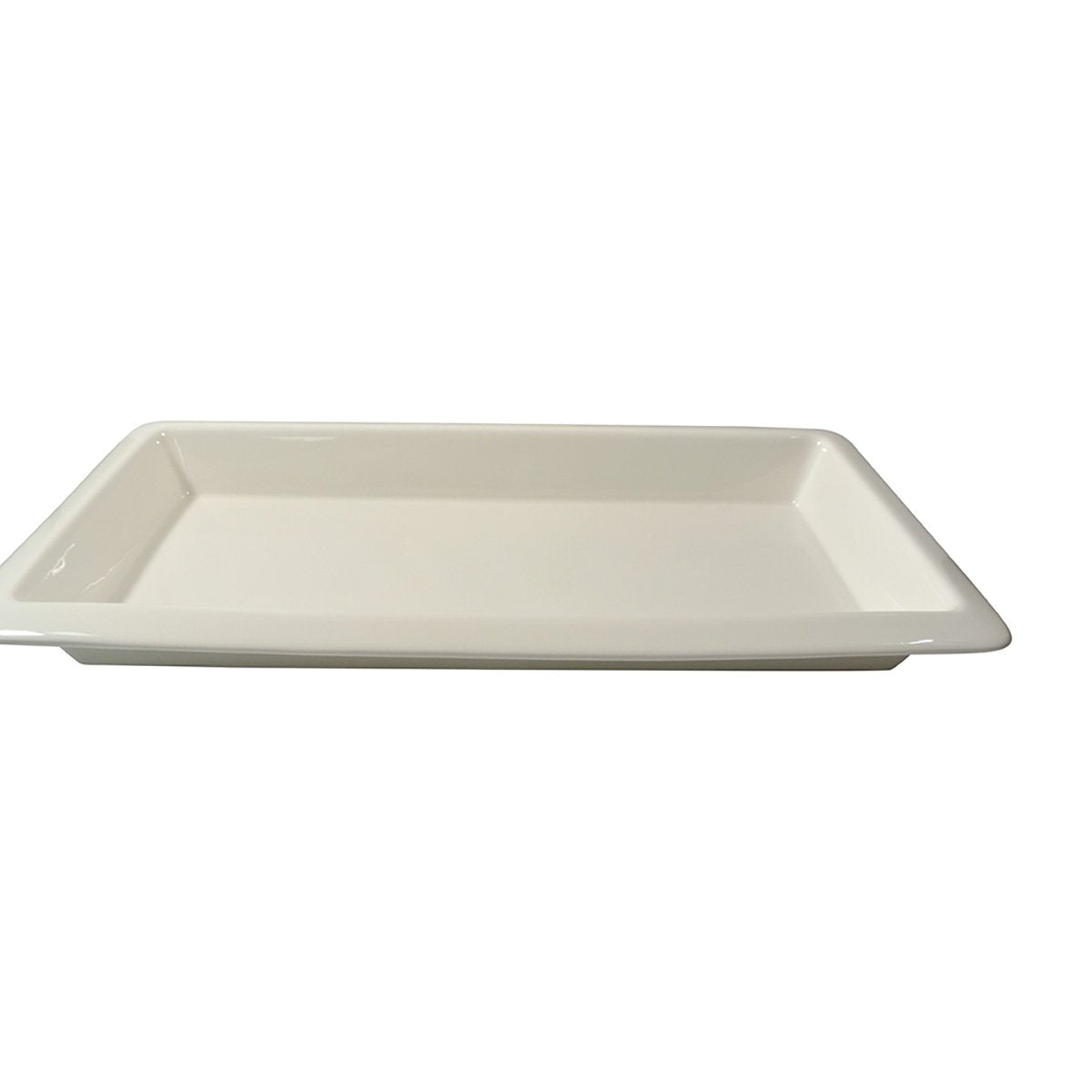 American Metalcraft C605TP 24-Inch by 12-Inch by 2-Inch Deep Rectangular Porcelain Plate for Foodservice