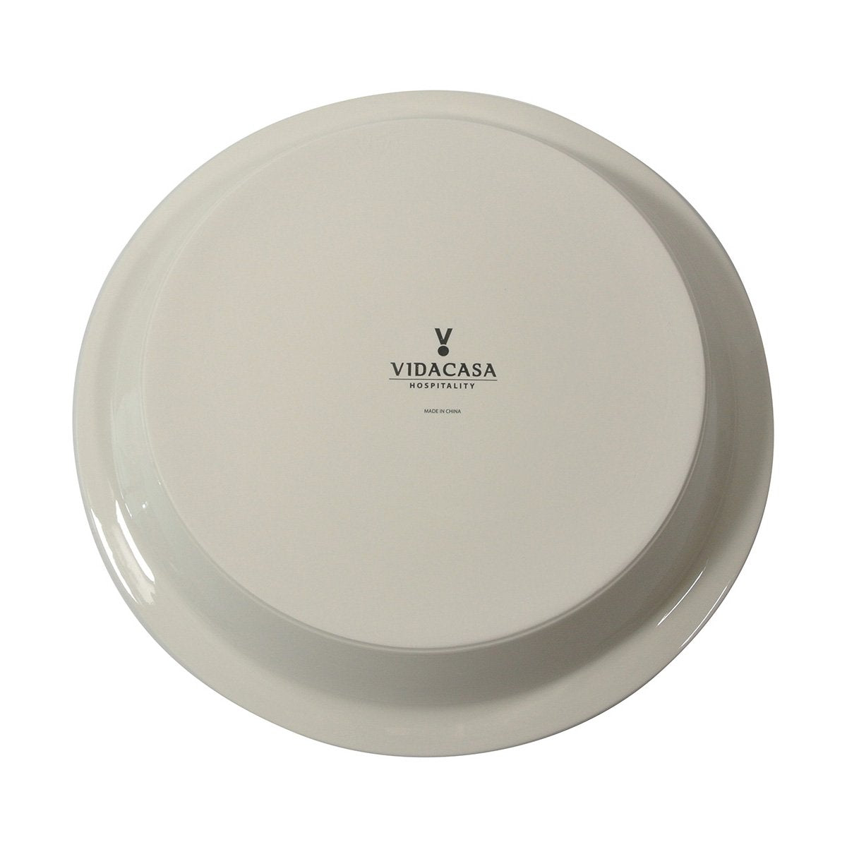 High - Quality American Metalcraft C365RP 14 - Inch Diameter and 2 - Inch Height Deep Round Porcelain Plate for Foodservice