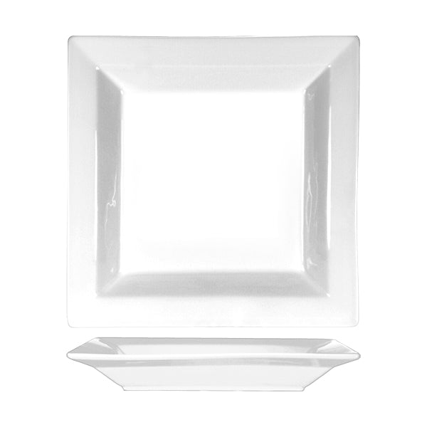 ITI EL-13 Elite Collection 16 Ounce 9-Inch Square Fine Porcelain Soup Bowl for Foodservice