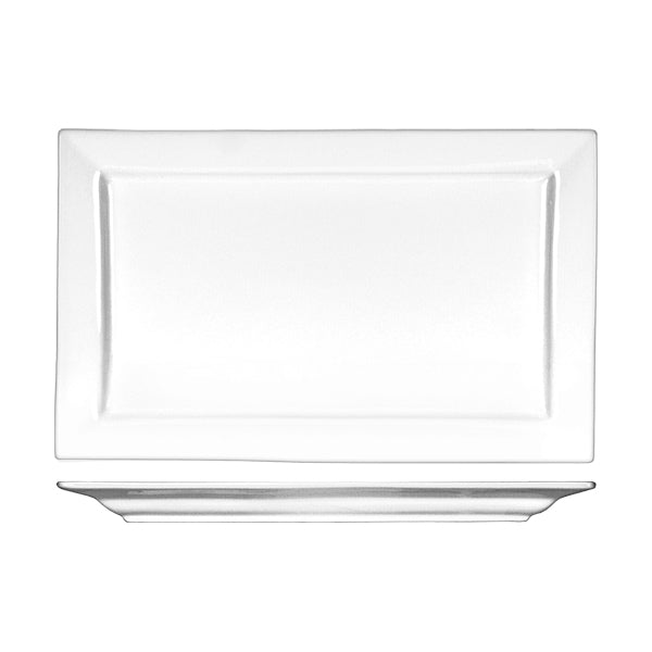 ITI EL-16 Elite 9 7/8-Inch by 6-Inch White Rectangle Porcelain Plates