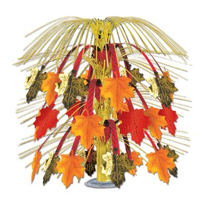 Beistle 90740 18-Foot Autumn Leaf Cascade Table Centerpiece Decor for Thanksgiving and Autumn