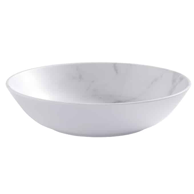 American Metalcraft MCB12MA 6 x 1.5 Matte White 12 oz Melamine Mixing Bowl