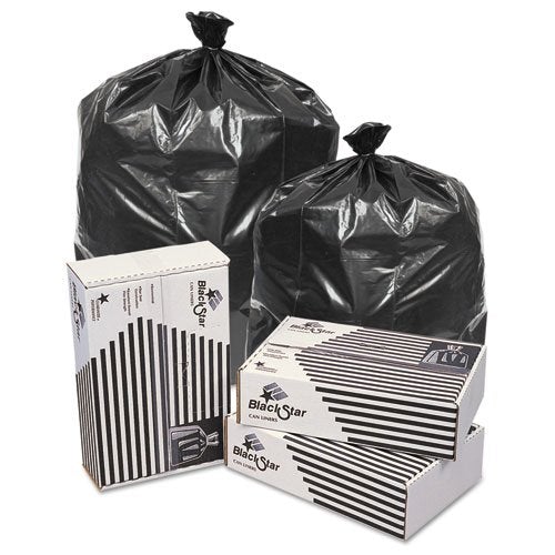 Pitt Plastics B-76530-K 38X58 High-Capacity 60-Gallon Heavy Duty Trash Bags - 100 Pieces per Case for Foodservice