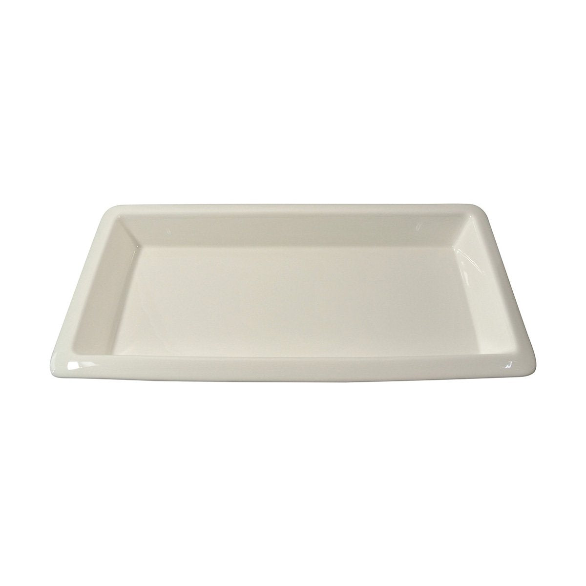 American Metalcraft C605TP 24-Inch by 12-Inch by 2-Inch Deep Rectangular Porcelain Plate for Foodservice