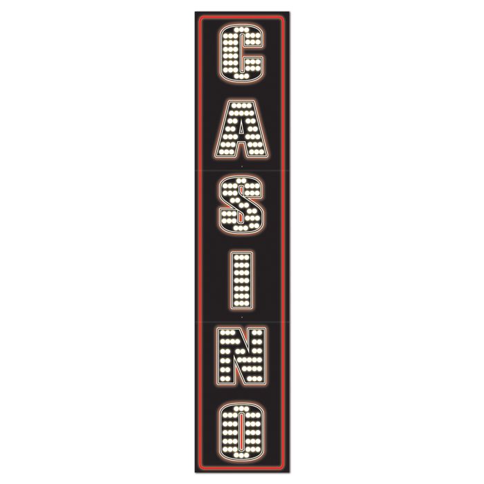 Beistle 54488 6-Foot Jointed Pull-Down Cutout for Casino Decorations