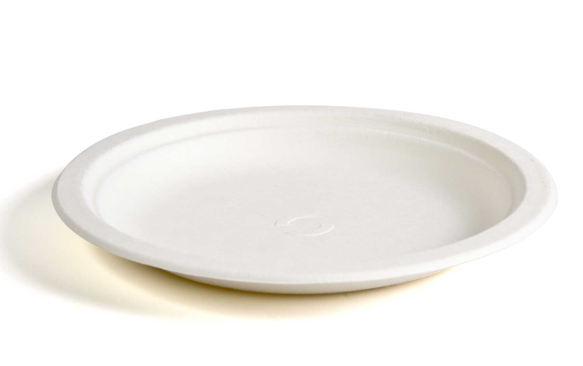 Greenwave TW-POO-009 Evolution Round Compostable 7-Inch Food Service Plate