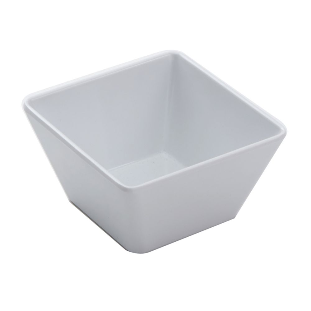 American Metalcraft 23 Oz 5 X 3 Square Melamine Bowl for Foodservice