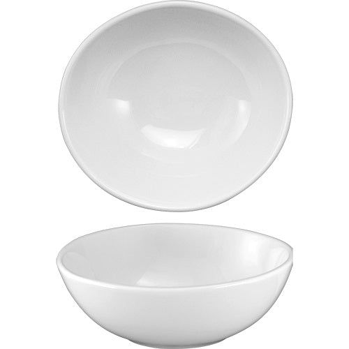 ITI TN-205 Torino White 11 Oz Round Porcelain Bowl for Commercial Use