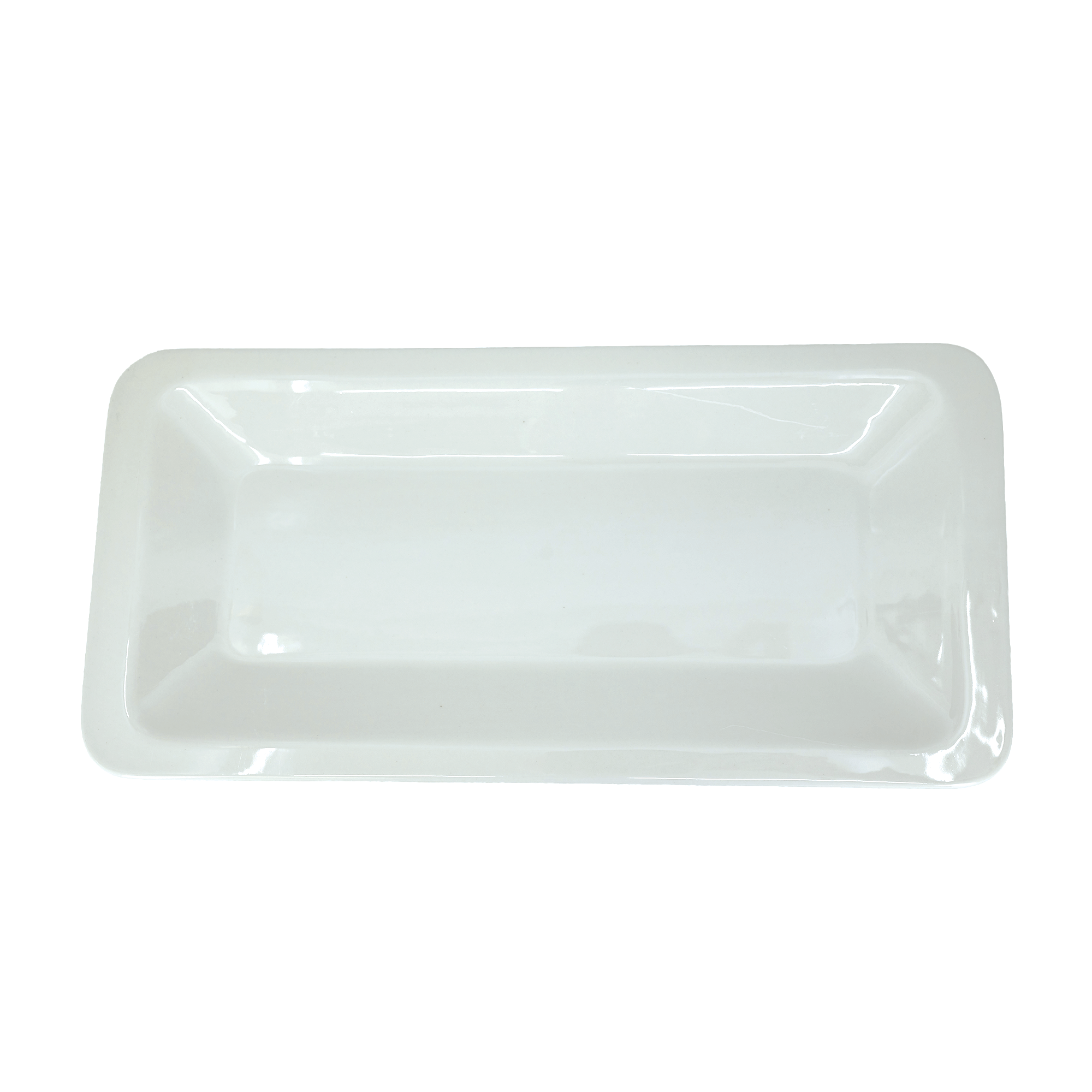 American Metalcraft C302TP High - Quality Shallow Rectangular Dinner Plate Measuring 12 Inches by 6 Inches by 1 Inch