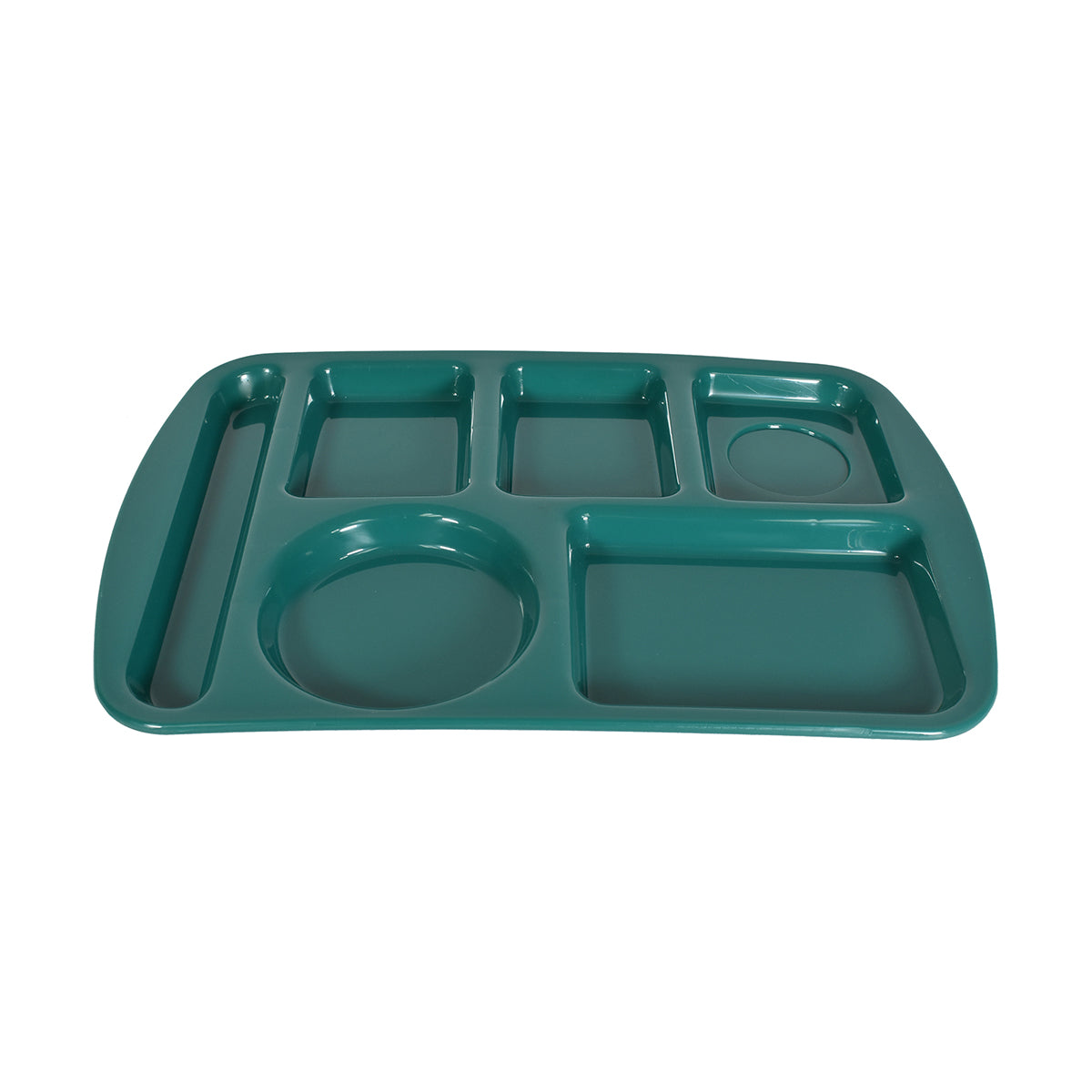 Durable Parade Green Plastic Compartment Tray, 10 x 15 Inches