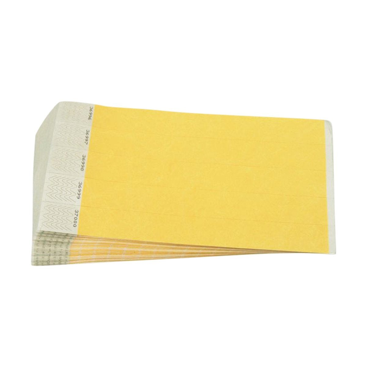 Neon Yellow Disposable Foodservice Wristband for Durable and Efficient Use