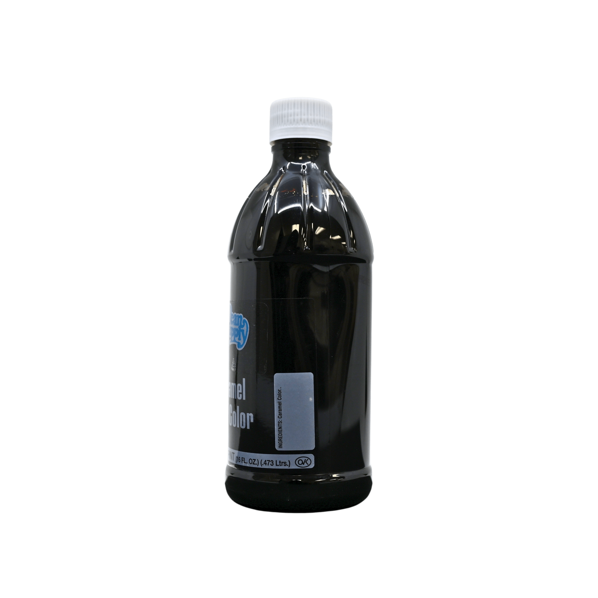 16 Oz Premium Plastic Bottle of Caramel Food Coloring