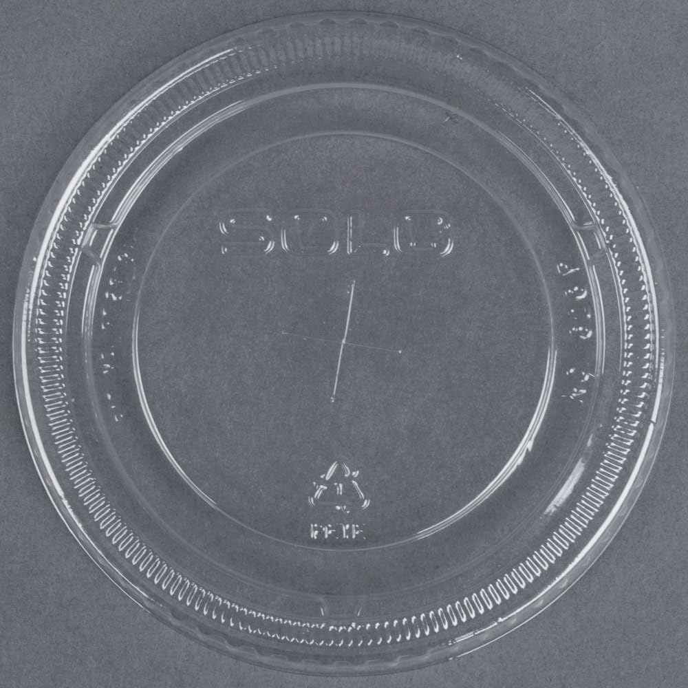 Dart 624TS Clear Lid with Straw Slot, Ideal for Y20 Use