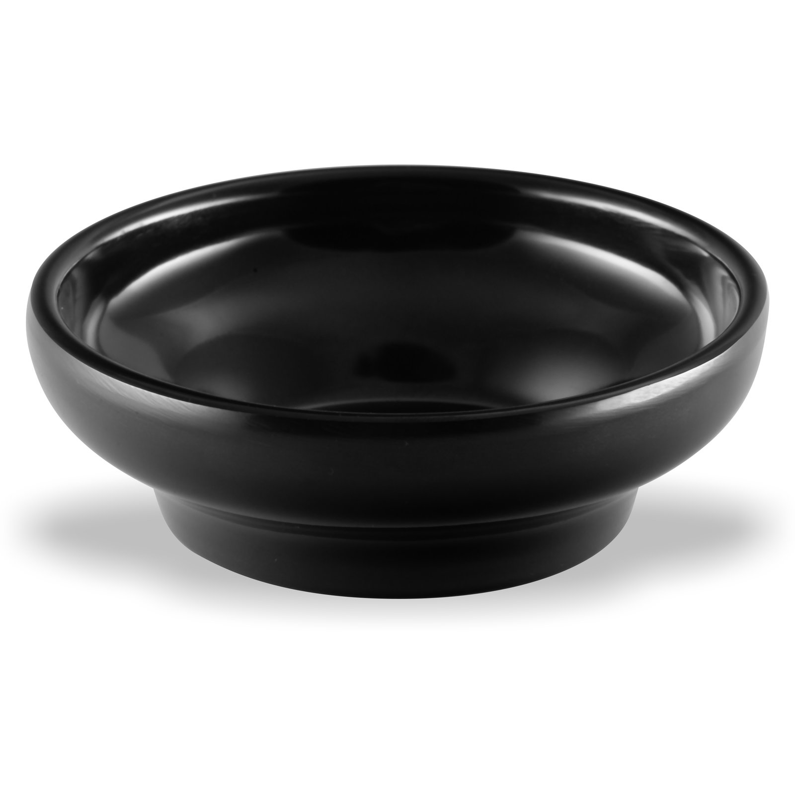 Carlisle 5 Oz Durable Black Salsa Dish for Foodservice - 087503 Model