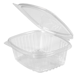 Genpak 12-ounce Clear Hinged Deli Container for High - performance Foodservice
