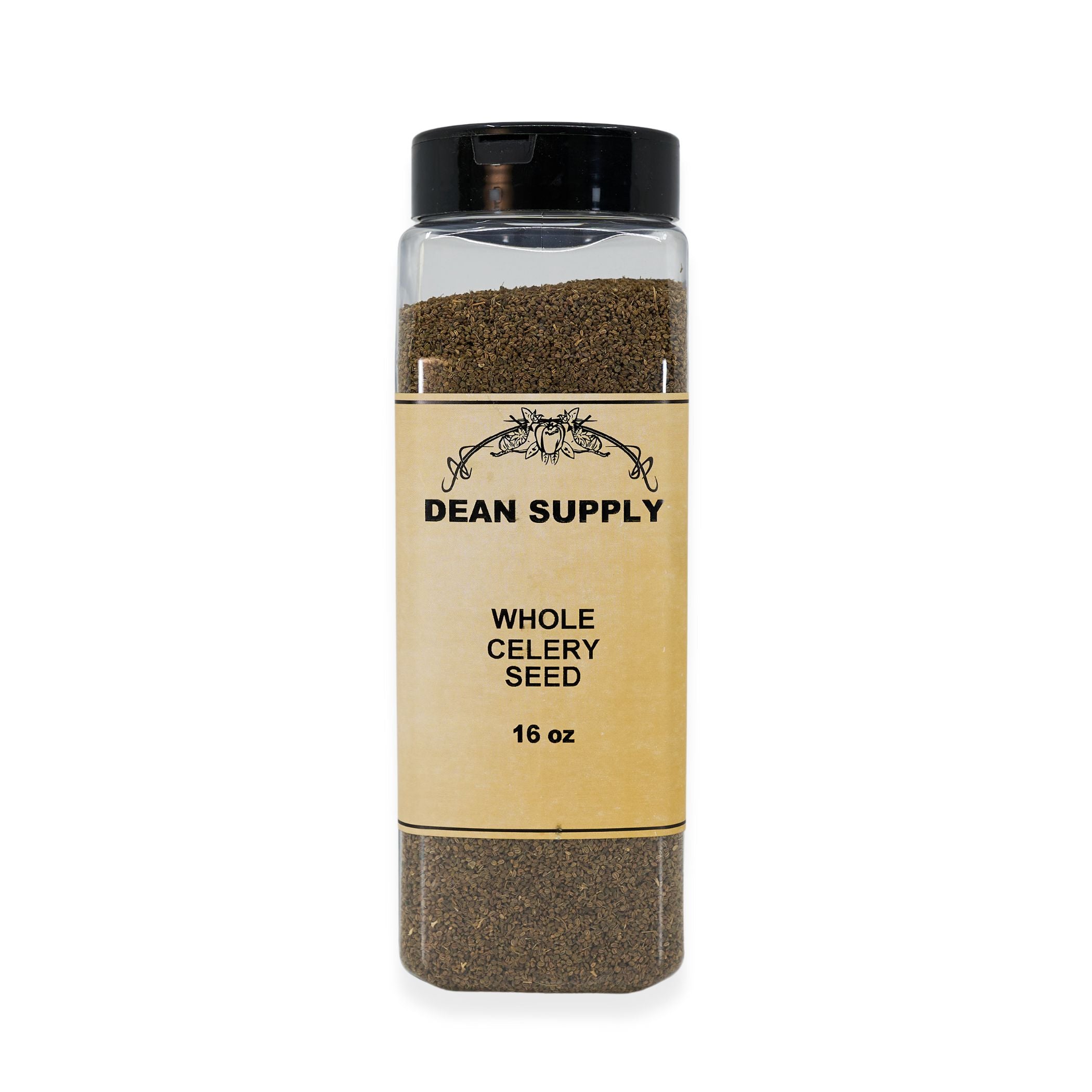 Castle Brand 16-Ounce Container of Whole Celery Seeds for Professional and Commercial Foodservice