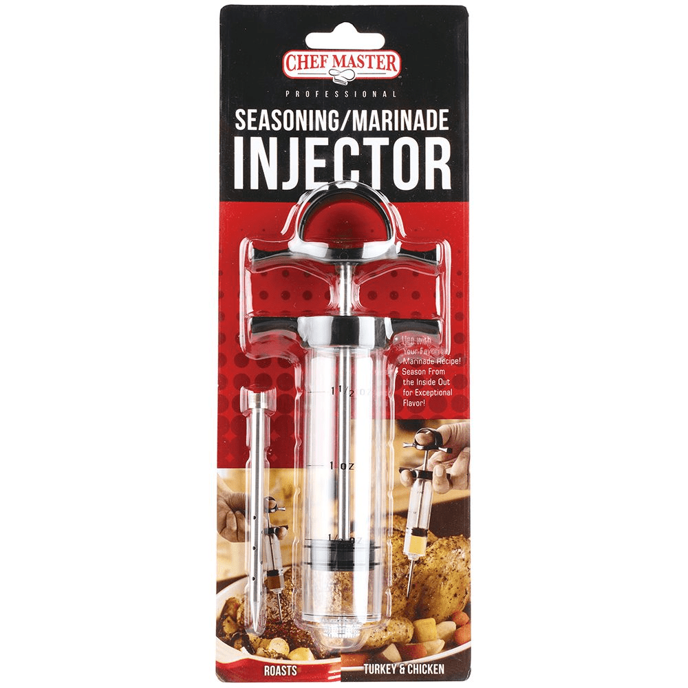 Chef Master 40100CM Large-Capacity Stainless Steel Seasoning Injector Needle