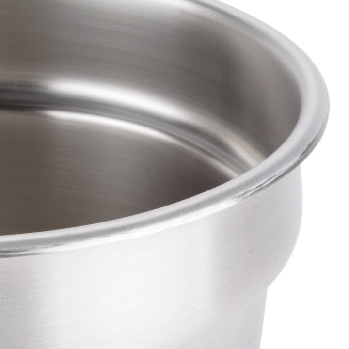 Vollrath 78184 7.25 - quart Satin - finish Stainless Steel Vegetable Inset for Efficient Foodservice