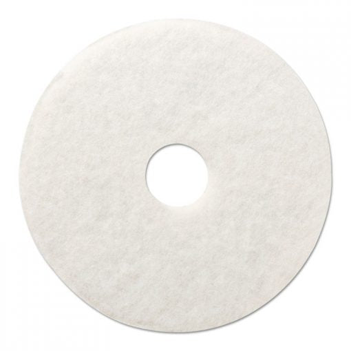 20-Inch White Polyester Floor Pads for High-Performance Wood Floor Polishing