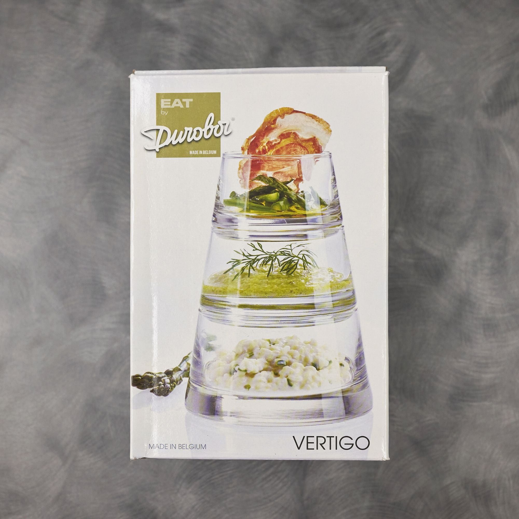 Durobor 797/80 Vertigo Durable 3-Piece Stackable Pyramid Glass Bowl Set