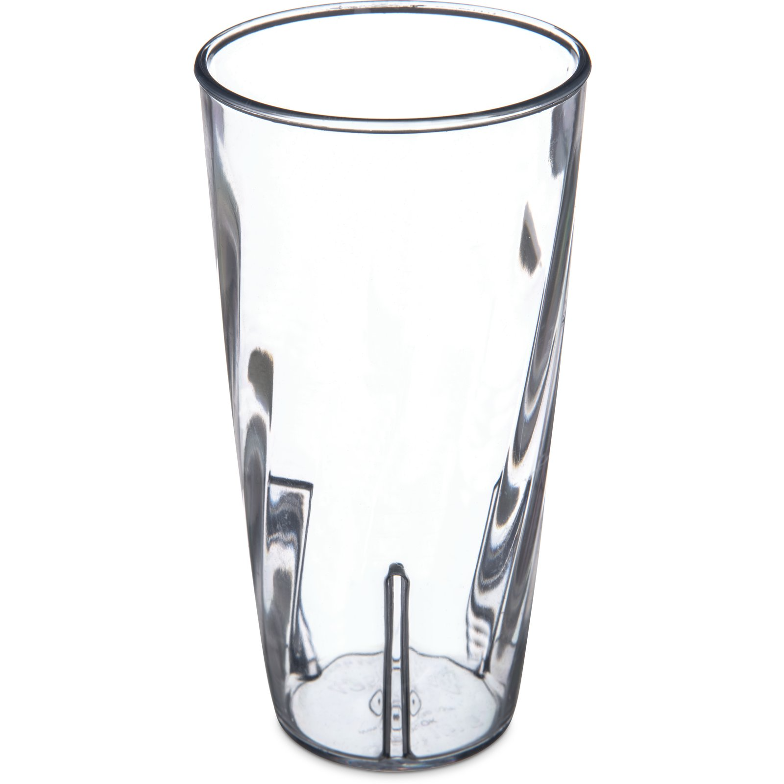 Carlisle 4367407 22-Ounce Clear Swirl Tumbler for Commercial and Various Settings