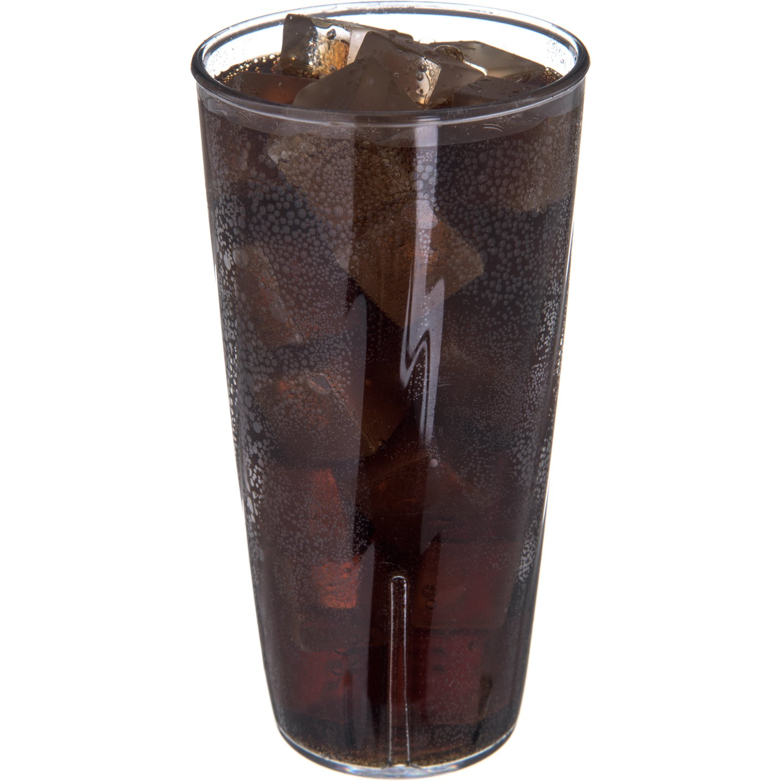 Carlisle 4367407 22-Ounce Clear Swirl Tumbler for Commercial and Various Settings