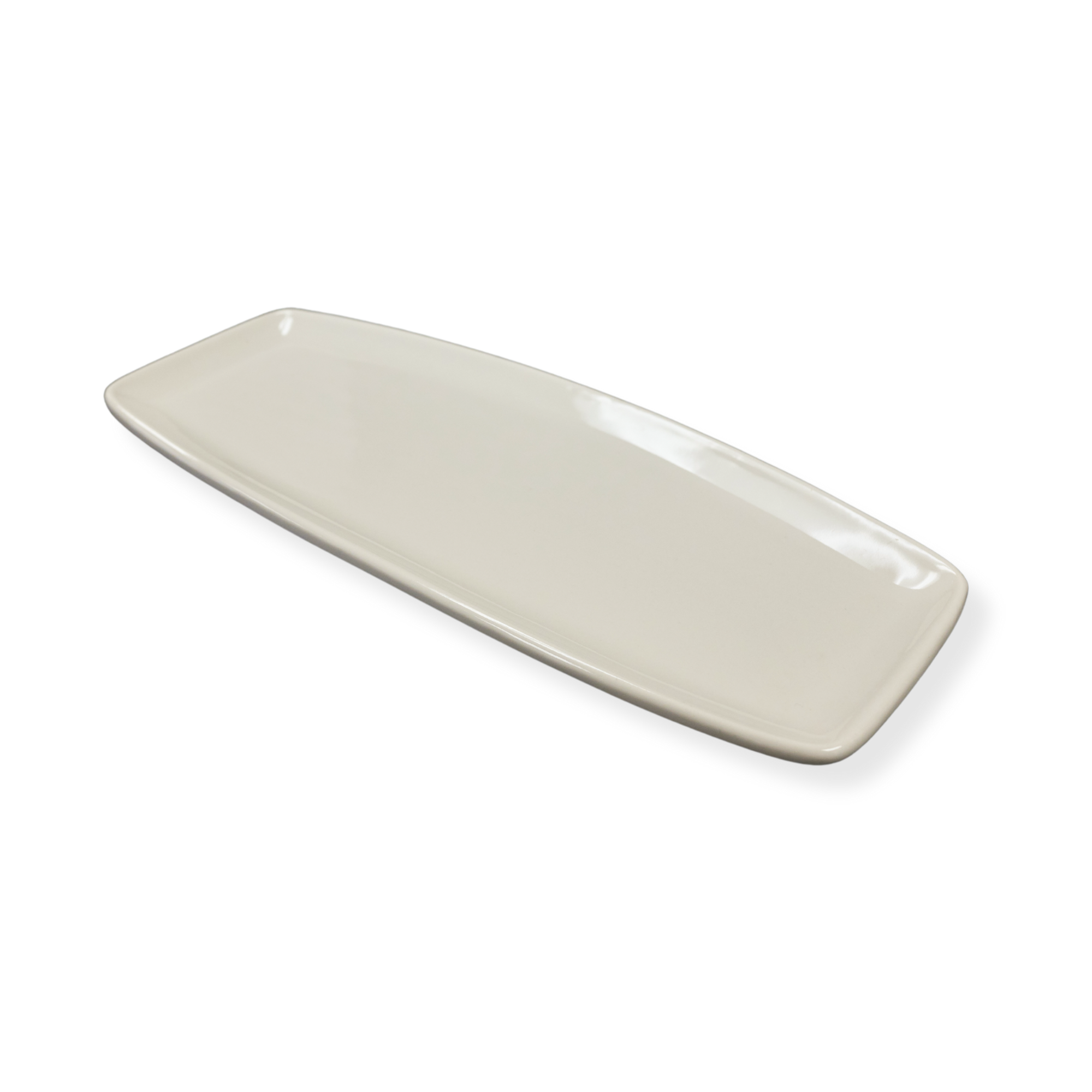 Diversified Ceramics DC883 Super White Oblong Serving Platter for Foodservice