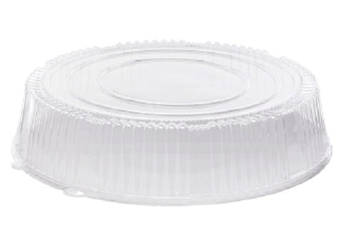 WNA A18PETDMHI CaterLine 18-Inch Round Transparent High Dome Lids for Casual Foodservice Trays