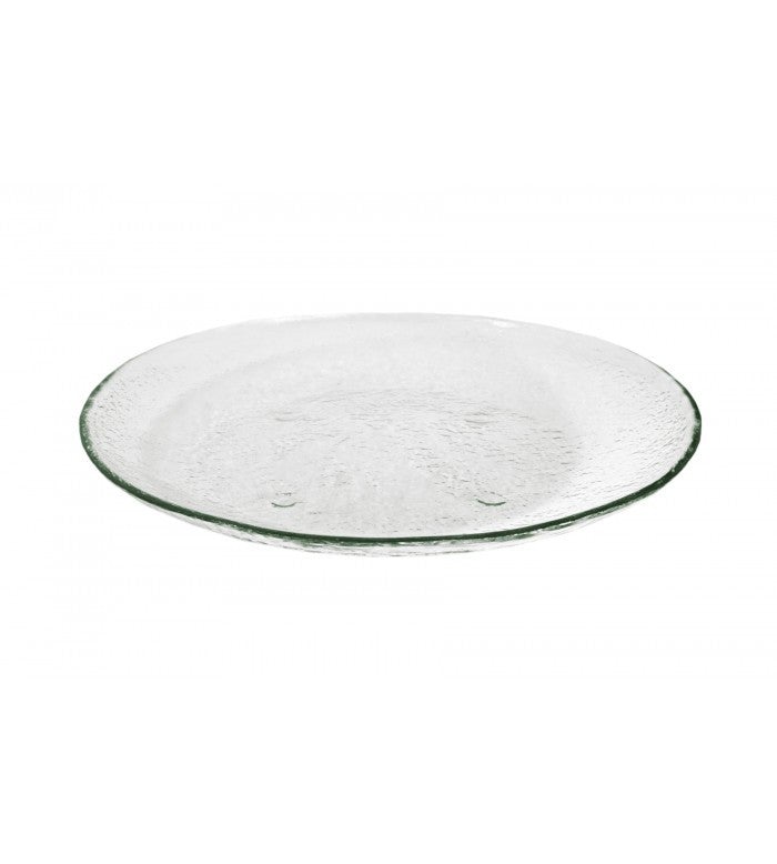 Cardinal FG940 10-5/8 Inches Clear Tiger Glass Artisanal Coupe Deep Plate