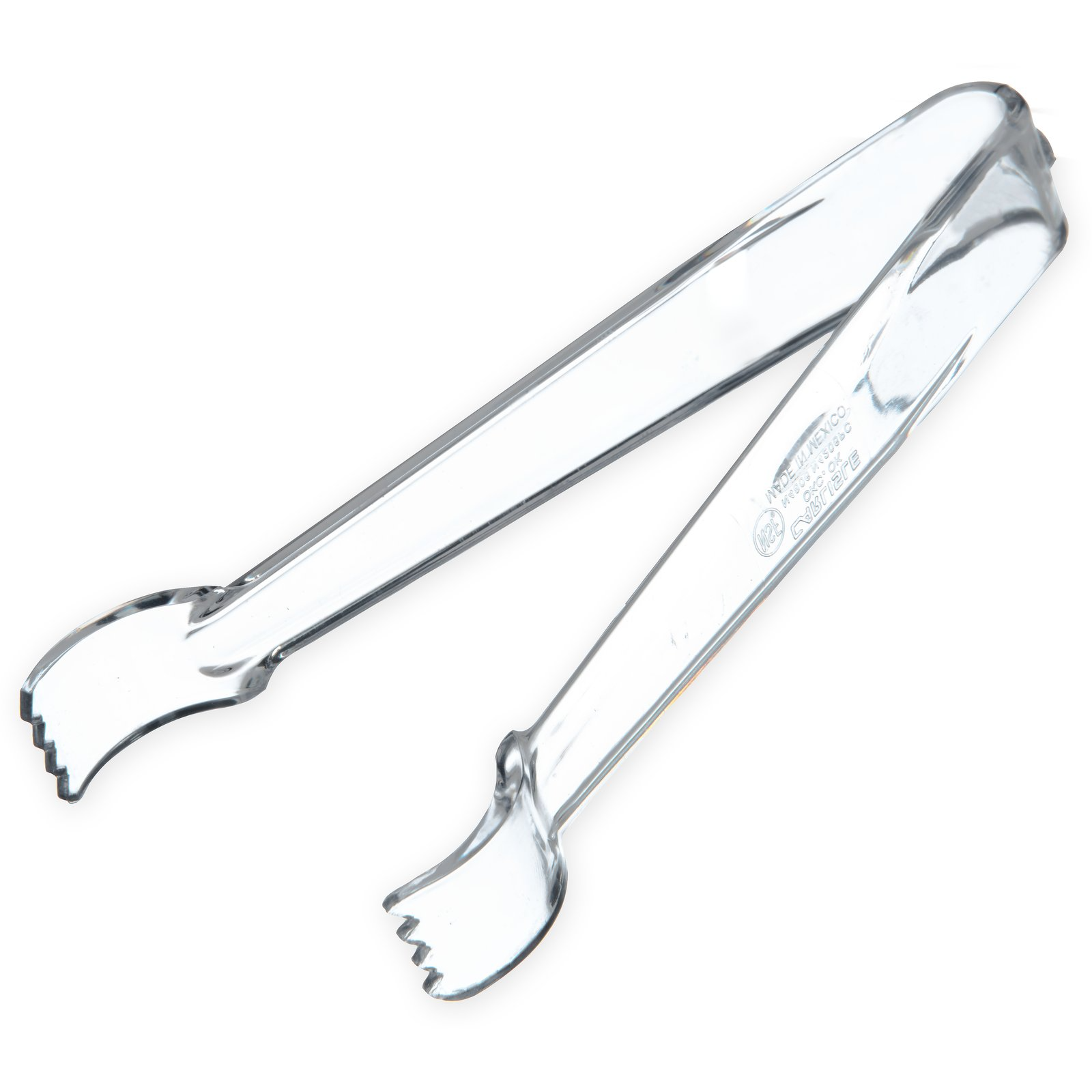 Carlisle 420607 Six-Inch Transparent Polycarbonate Pom Serving Tongs for Professional and Commercial Foodservice