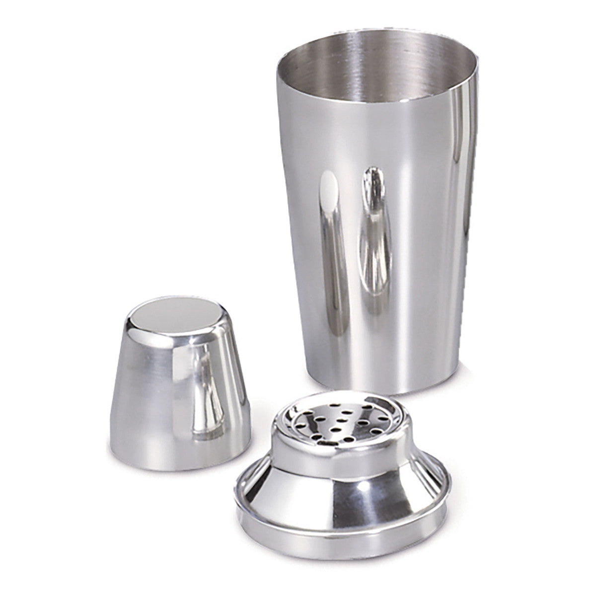 Tablecraft 376 16 Ounce Three - Piece Commercial Cocktail Shaker Set