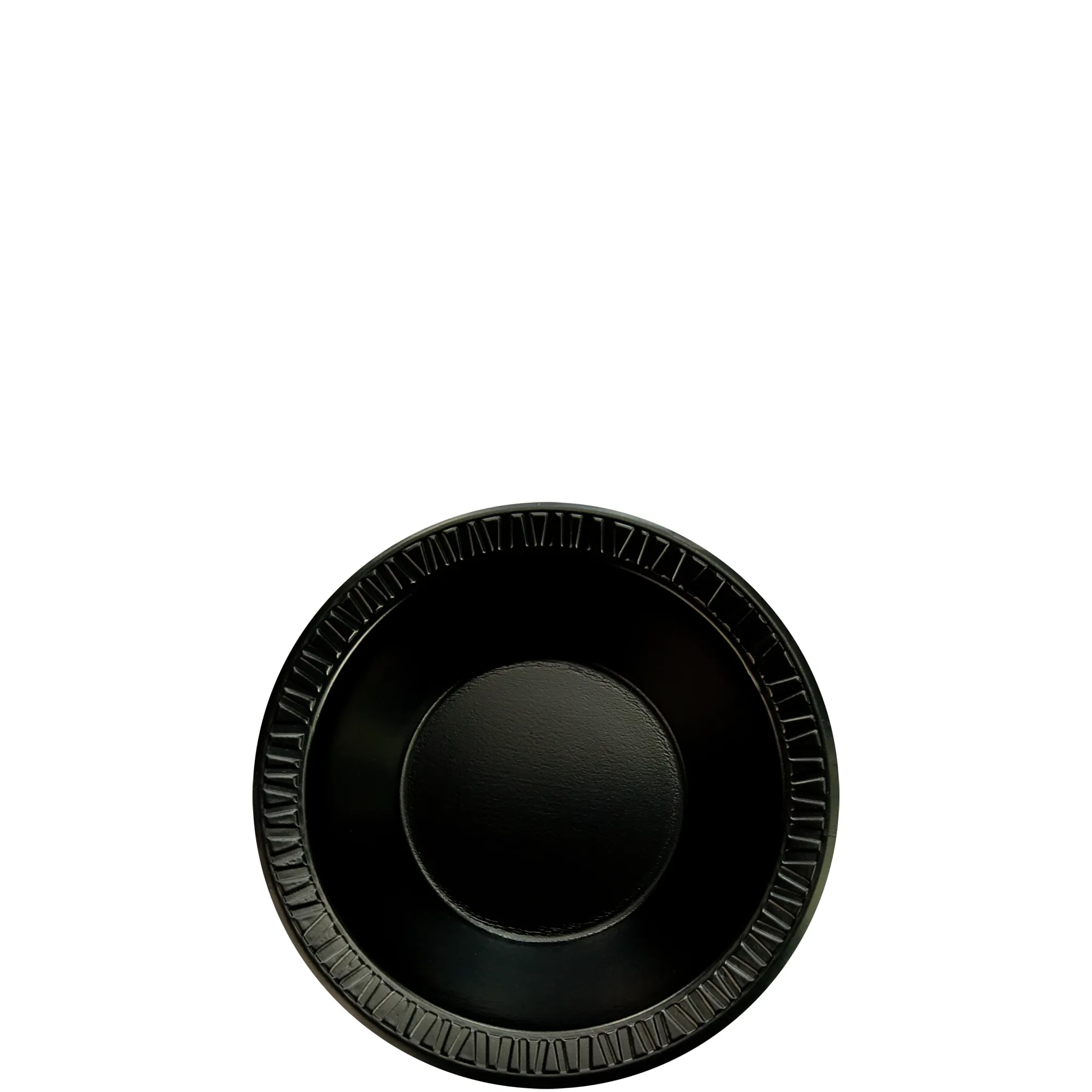 10 - 12 Oz Black Eco - friendly Laminated Foam Bowls by Dart for Commercial Use