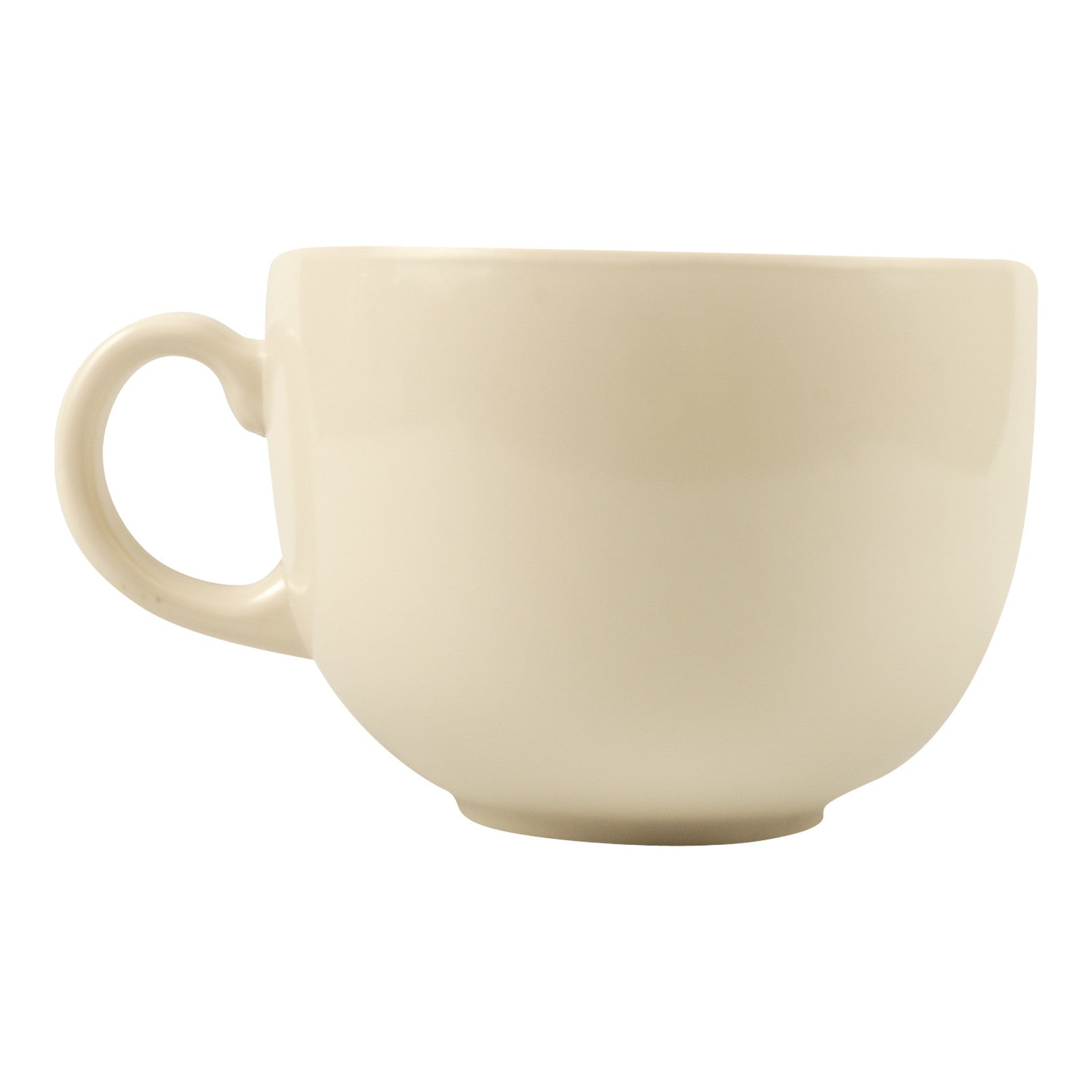 18 Oz Diamond Ivory Melamine Mug - G.E.T. C-1001-IV for Commercial Kitchens