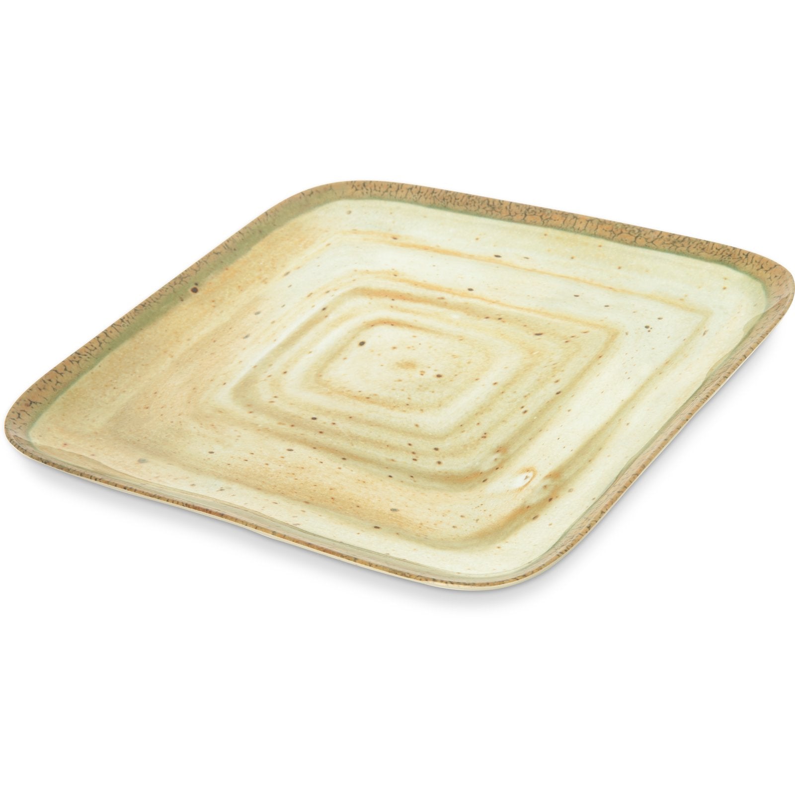 Carlisle GA5500970 12.5-Inch Square Melamine Plate for Commercial Use