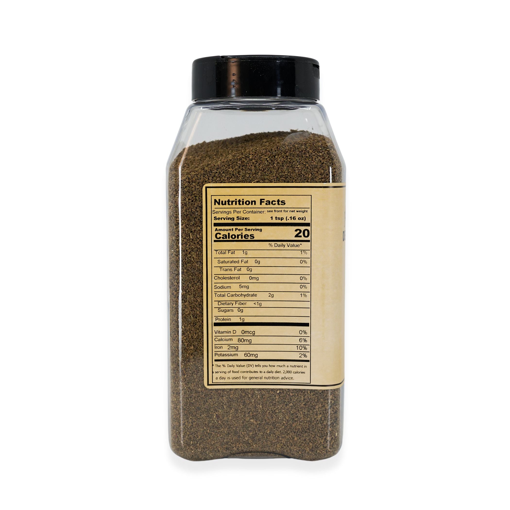Castle Brand 16-Ounce Container of Whole Celery Seeds for Professional and Commercial Foodservice