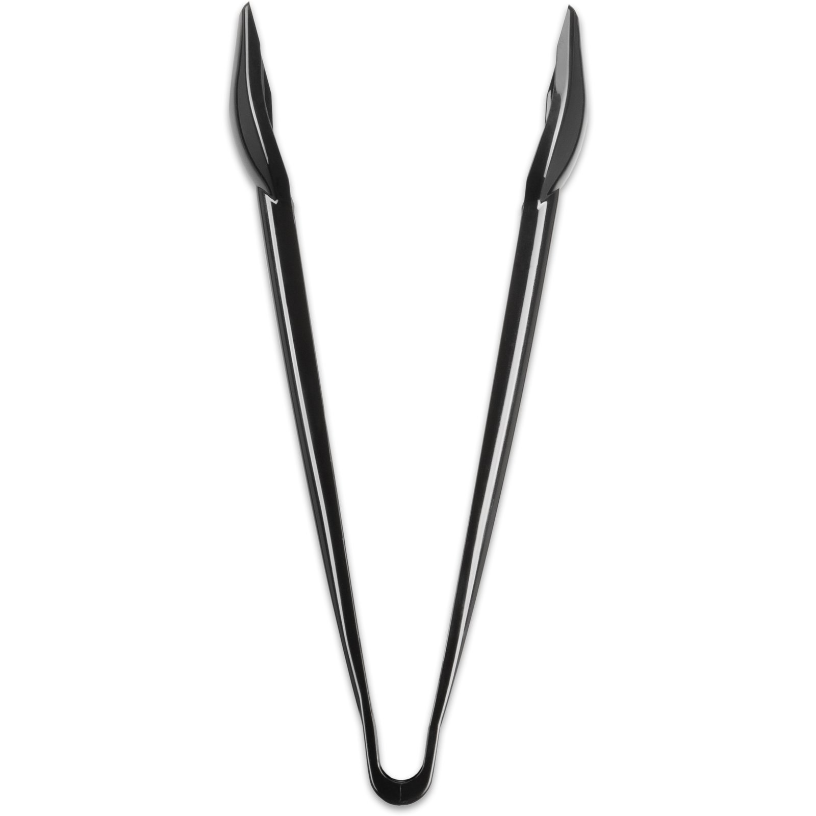 Carlisle 460903 Nine-Inch Black Plastic Salad Serving Tongs