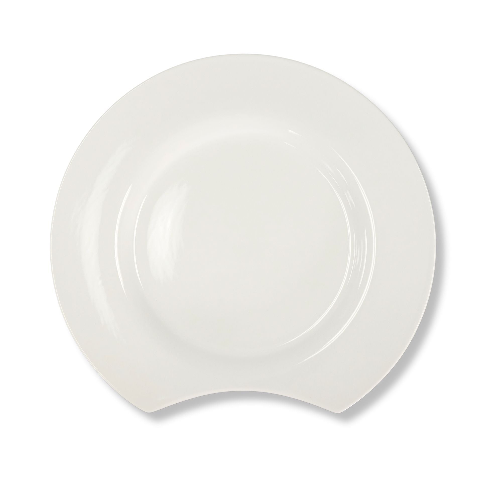 12-1/8 Inch White Crunchy Service Plate - Cardinal R0501