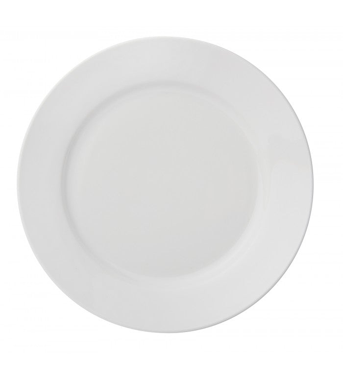 Cardinal FJ811 Round White Porcelain Dinner Plate with a 10-5/8 Inches Diameter, Ideal for Foodservice