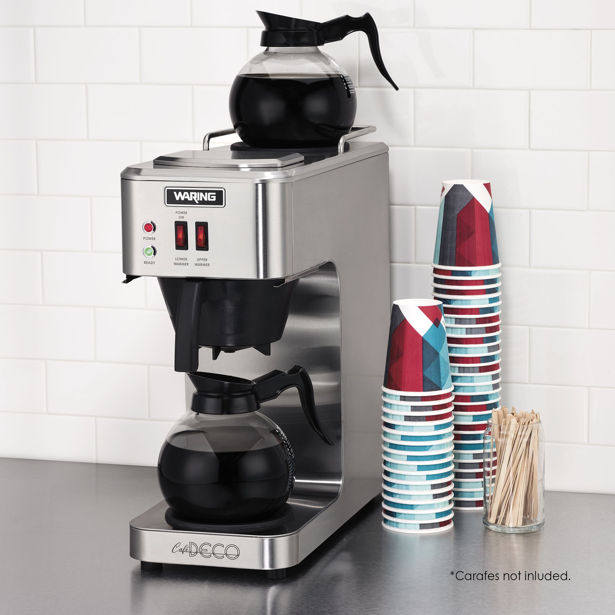 Durable and Efficient Waring WCM50 Cafe Deco Pour-Over Coffee Brewer